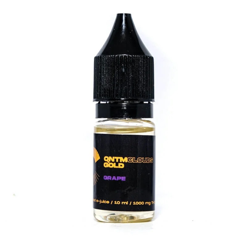Buy QNTM Clouds Gold THC Vape Liquid Grape Online US